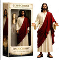 Jesus Christ 1/6 Scale Collectible Figure - 12" Lifelike Inspirational Statue with Fabric Robe & Accessories, Limited Collector's Edition Religious Figure for Home Decor, Church Gift, Devotional Display